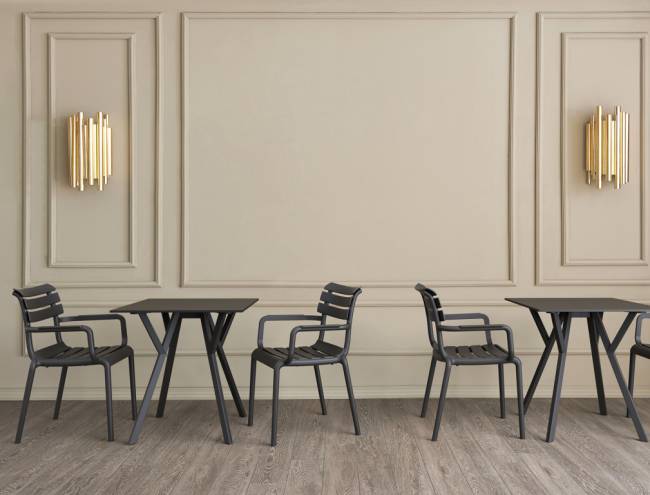 Подстолье пластиковое Max Legs Small черный 570х580х720 мм