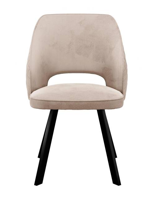 Стул DikLine 274 поворотный Z128 бежевый, ножки черные