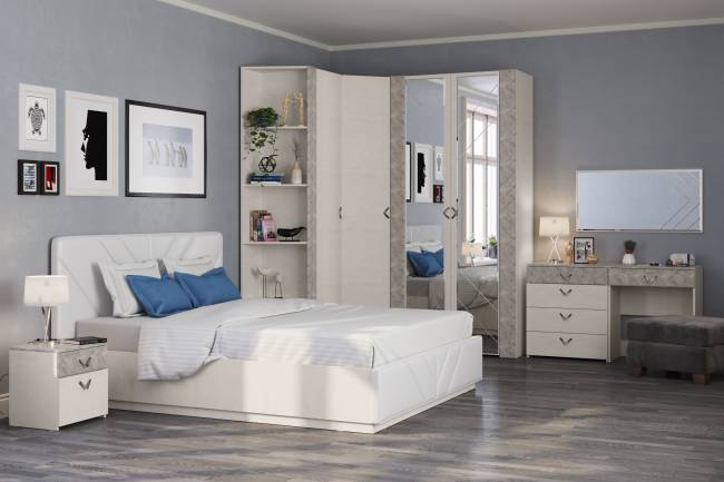 Комод Амели Моби 13.106 цвет шёлковый камень/бетон чикаго беж Комод Амели Моби 13.106 цвет шёлковый камень/бетон чикаго беж