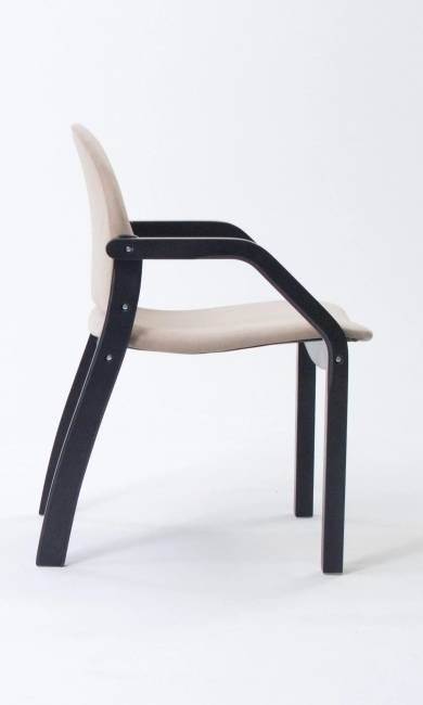 Стул-кресло Джуно 2.0 чёрный/бежевый Стул-кресло Джуно 2.0 чёрный/бежевый