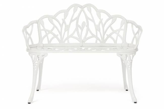 Скамья Secret De Maison Strauss (Штраус) алюминиевый сплав, 99хх56х76см, butter white белый алюминиевый сплав Скамья Secret De Maison Strauss (Штраус) алюминиевый сплав, 99хх56х76см, butter white белый алюминиевый сплав