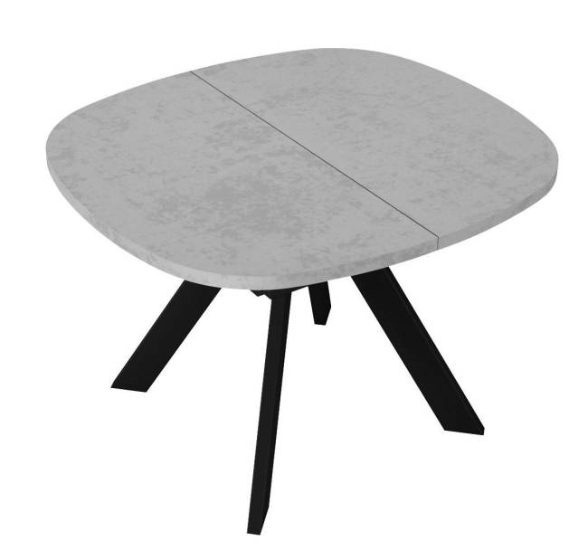 Стол DikLine B110 Бетон/опоры черные Стол DikLine B110 Бетон/опоры черные