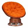 Кресло-качалка PAPASAN/ПАПАСАН w 23/01 B /с подушкой/ 115х78х104 см, Pecan (орех), ткань Оранжевый, С 23 Pecan (орех) Кресло-качалка PAPASAN/ПАПАСАН w 23/01 B /с подушкой/ 115х78х104 см, Pecan (орех), ткань Оранжевый, С 23 Pecan (орех)