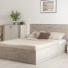 Кровать 1600 Амели 11.31 цвет шёлковый камень/бетон чикаго беж