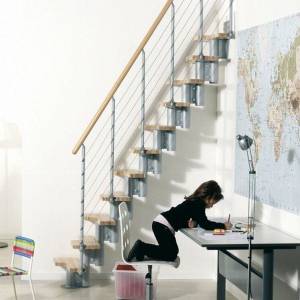 Модульная лестница Kya Г-образная