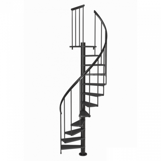 Винтовая лестница Calgary Anthracite d120 Винтовая лестница Calgary Anthracite d120