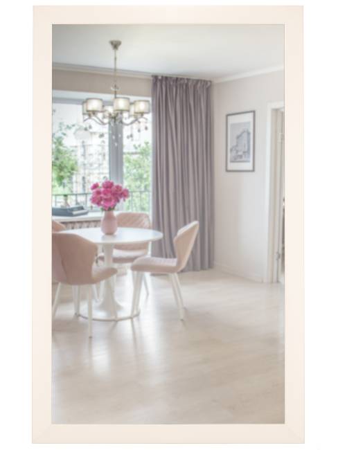 Зеркало настенное BeautyStyle 11 слоновая кость 118 см х 60,6 см