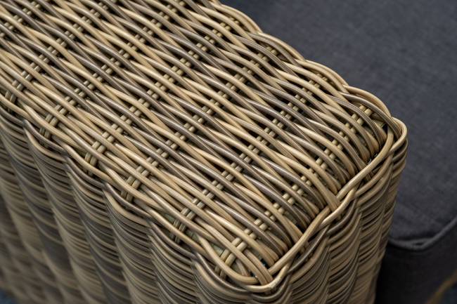 "Боно" лаунж-зона из искусственного ротанга, цвет соломенный