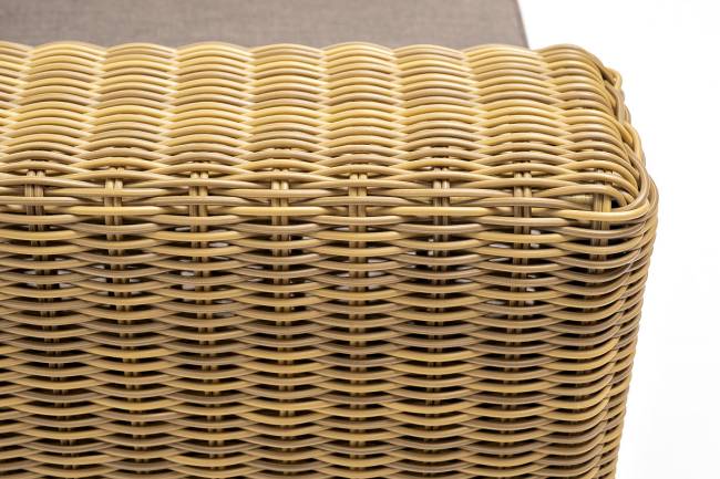 "Боно" лаунж-зона из искусственного ротанга, цвет соломенный