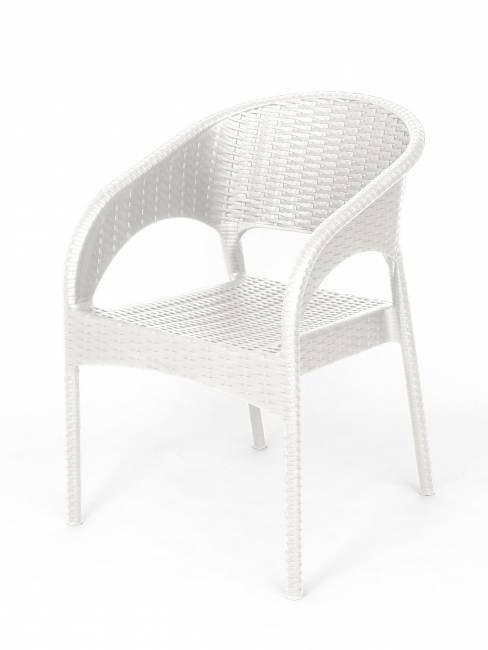 Кресло Rattan Ola dom, белый Кресло Rattan Ola dom, белый