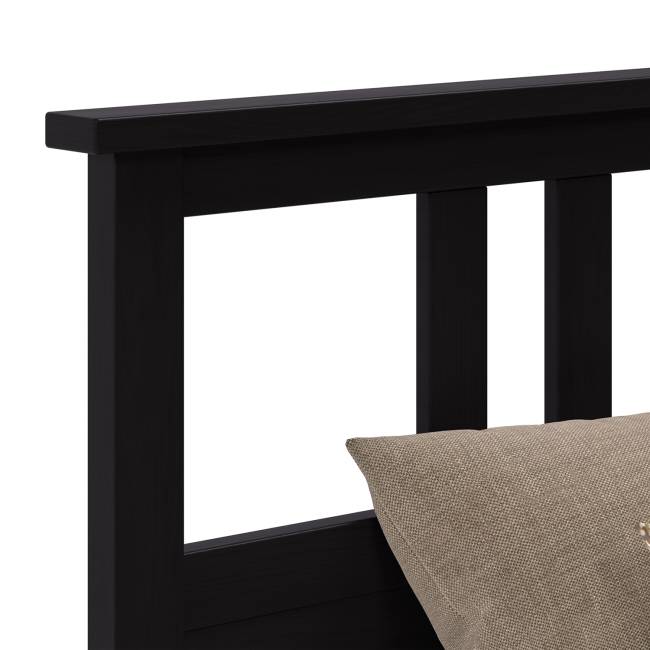 Комплект кровать Leset Мира 160х200 с основанием Чёрный