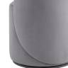 Пуф Loreen вращающийся велюр серый