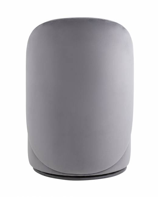 Пуф Loreen вращающийся велюр серый