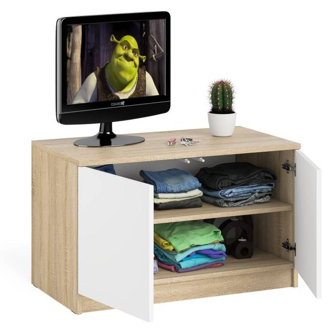 Тумба/антресоль Мори МА900.1 цвет дуб сонома/белый Тумба/антресоль Мори МА900.1 цвет дуб сонома/белый