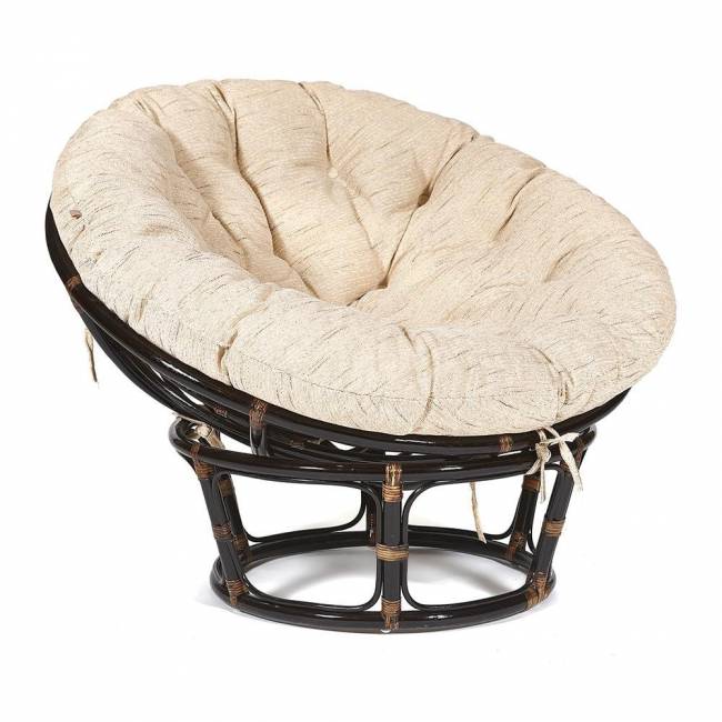 Кресло PAPASAN/ПАПАСАН 23/01 W /с подушкой/ диаметр подушки 129 см, 115х101х104 см, Antique brown (античный черно-коричневый), ткань Старт Antique brown (античный черно-коричневый) Кресло PAPASAN/ПАПАСАН 23/01 W /с подушкой/ диаметр подушки 129 см, 115х101х104 см, Antique brown (античный черно-коричневый), ткань Старт Antique brown (античный черно-коричневый)