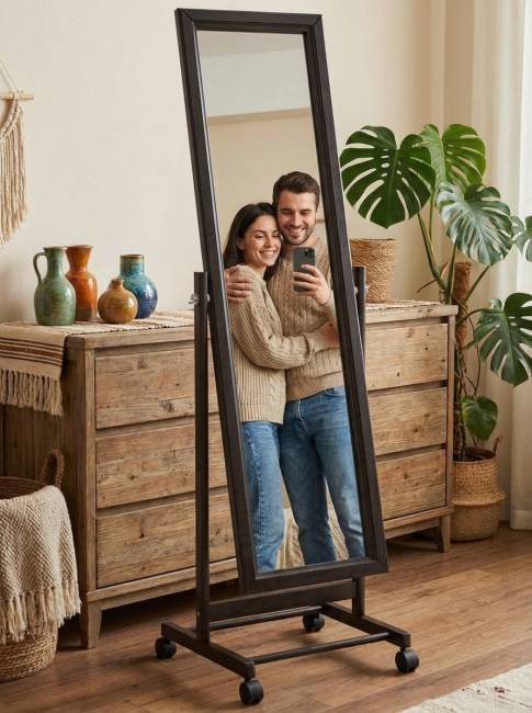 Зеркало напольное BeautyStyle 27 венге 135 см х 42,5 см