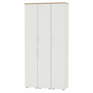 Набор из трёх шкаф-пеналов Октава цвет белый шагрень/дуб крафт золотой