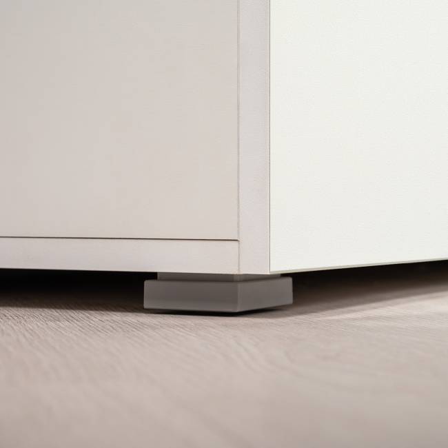 Набор из трёх шкаф-пеналов Октава цвет белый шагрень/дуб крафт золотой