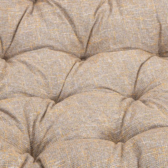 Диван Мамасан/Mamasan (23/02 W) /с подушкой/ 169х102х80см, античный черно-коричневый, матрац 182х119см, рогожка, меланж Antique brown (античный черно-коричневый)