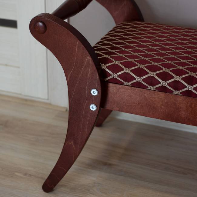 Банкетка Тифани махагон