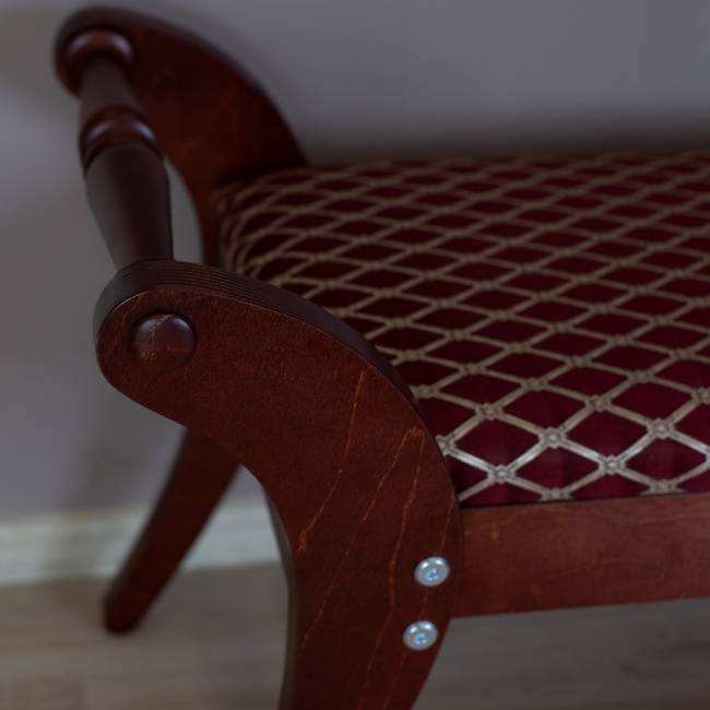 Банкетка Тифани махагон