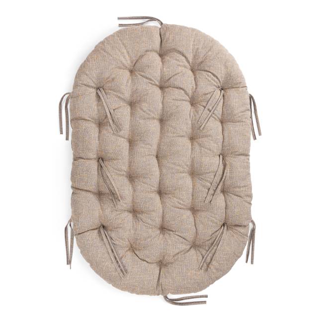 Диван Мамасан/Mamasan (23/02 W) /с подушкой/ 169х102х80см, медовый, матрац 182х119см, рогожка, меланж Honey (мед)