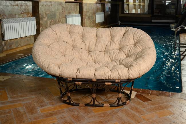 Диван для отдыха из искусственного ротанга Mamasan (Орех) Диван для отдыха из искусственного ротанга Mamasan (Орех)