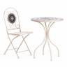 Стол Secret de Maison Ромео/Romeo металл, 60х72см, белый/плитка "калейдоскоп" белый/плитка "калейдоскоп" металл Стол Secret de Maison Ромео/Romeo металл, 60х72см, белый/плитка "калейдоскоп" белый/плитка "калейдоскоп" металл