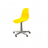 Кресло компьютерное Смузи белый/горчичный Кресло компьютерное Смузи белый/горчичный