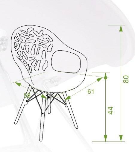 Стул Flor белый Стул Flor белый