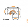 Деревянная лестница К-005м/1 Деревянная лестница К-005м/1