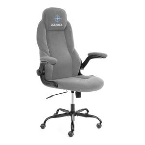 Кресло BAZUKA metalBL велюр, серый, 29 серый велюр