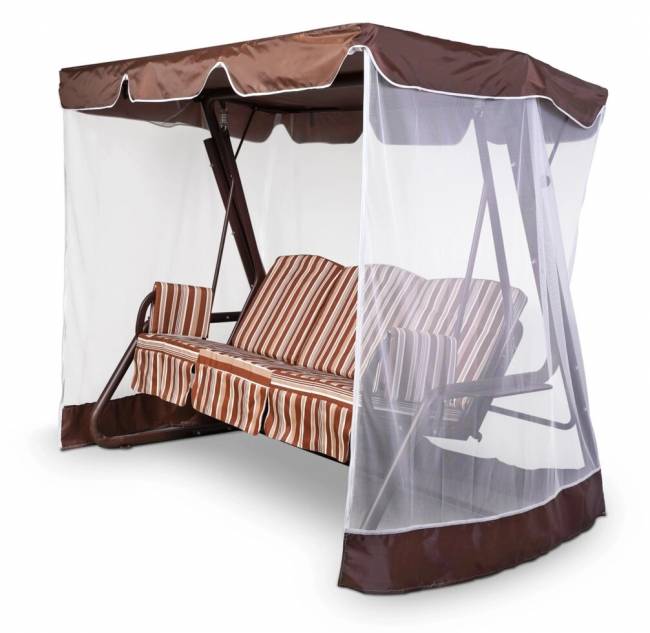 Тент-крыша + москитная сетка 76-е Люкс 244х142х170, шоколад Тент-крыша + москитная сетка 76-е Люкс 244х142х170, шоколад