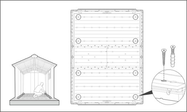 Сарай "Окланд 759" (размеры 210 х 279 см)