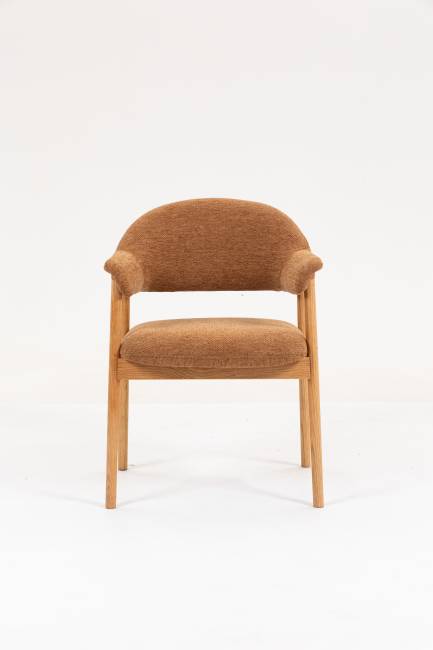 Стул обеденный Tavu с деревянными ножками терракотовый 2 шт.