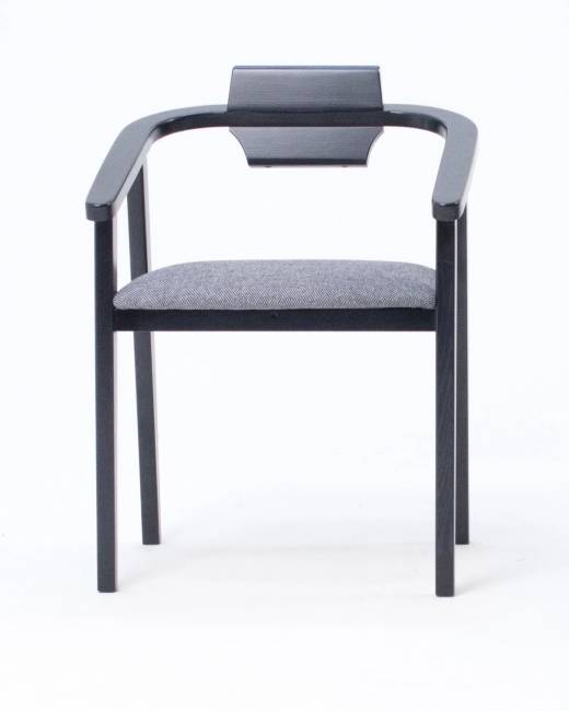 Стул-кресло Челси ПМ чёрный/графит