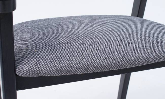 Стул-кресло Челси ПМ чёрный/графит