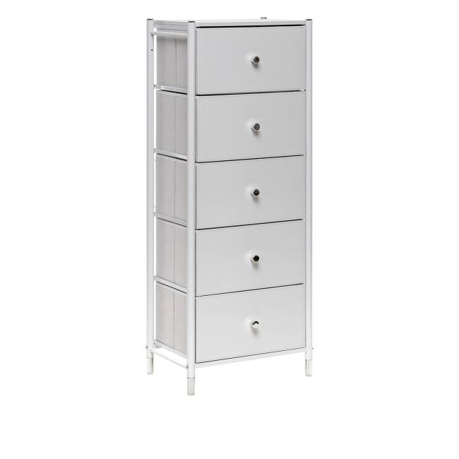 Комод Leset Хайди 5 ящиков Белый Белый