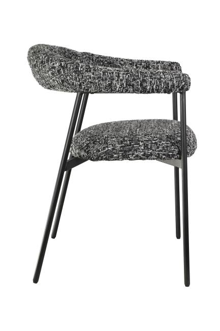 Стул обеденный Toko черно-белый 2 шт.