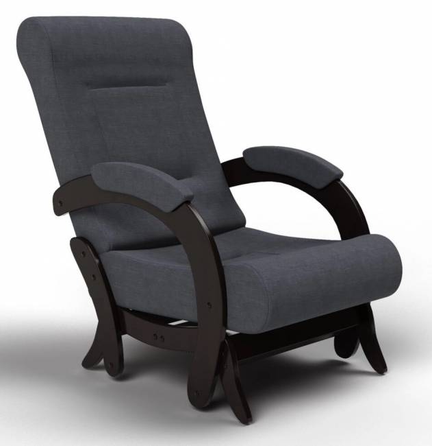 Кресло маятниковое «Амелия», ткань, графит