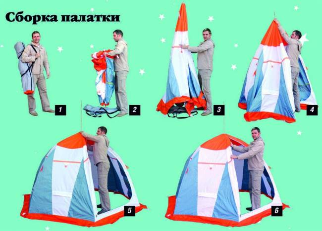 Палатка для зимней рыбалки Митек Нельма 3 (автомат) Палатка для зимней рыбалки Митек Нельма 3 (автомат)