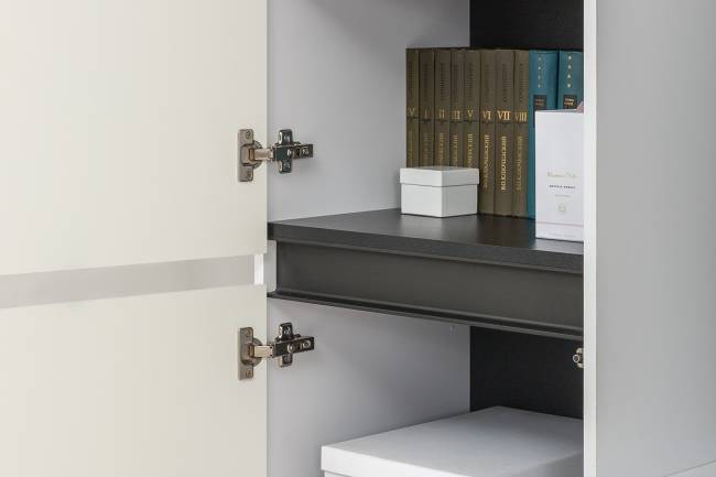 Сидней стенка для гостиной Комплектация № 40 цвет белый/чёрный/фасады МДФ белый глянец Сидней стенка для гостиной Комплектация № 40 цвет белый/чёрный/фасады МДФ белый глянец