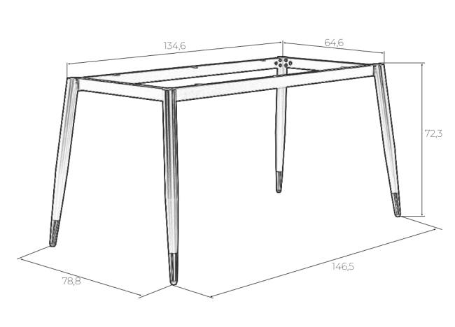 Подстолье обеденное DOBRIN FILIPPO