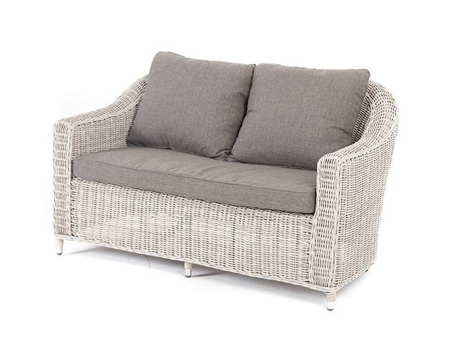 "Кон Панна" диван из искусственного ротанга двухместный, цвет бежевый "Кон Панна" диван из искусственного ротанга двухместный, цвет бежевый