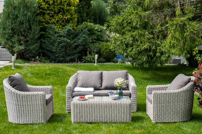 "Кон Панна" диван из искусственного ротанга двухместный, цвет бежевый "Кон Панна" диван из искусственного ротанга двухместный, цвет бежевый