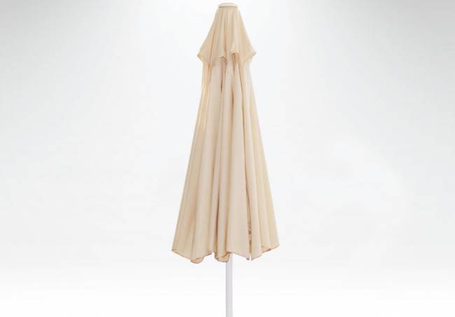 Зонт пляжный профессиональный 2х2 м Kiwi Clips бежевый 2000х2000 мм