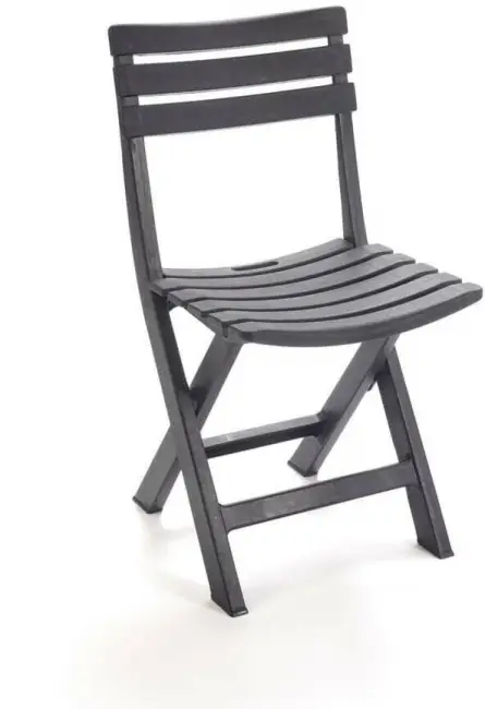 Набор стульев складных пласт. BIRKI антрацит