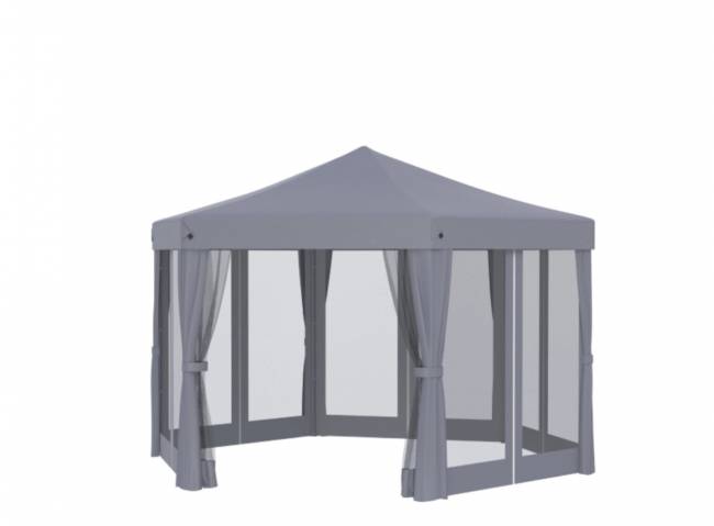 Тент-шатер быстросборный 5431 серый