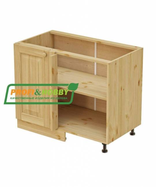 Тумба 1000 х 560 х 720 сосна, бесцветный лак