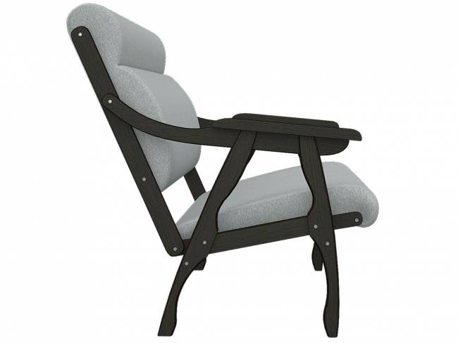 Диван Вега 10 ткань серый, каркас венге Диван Вега 10 ткань серый, каркас венге